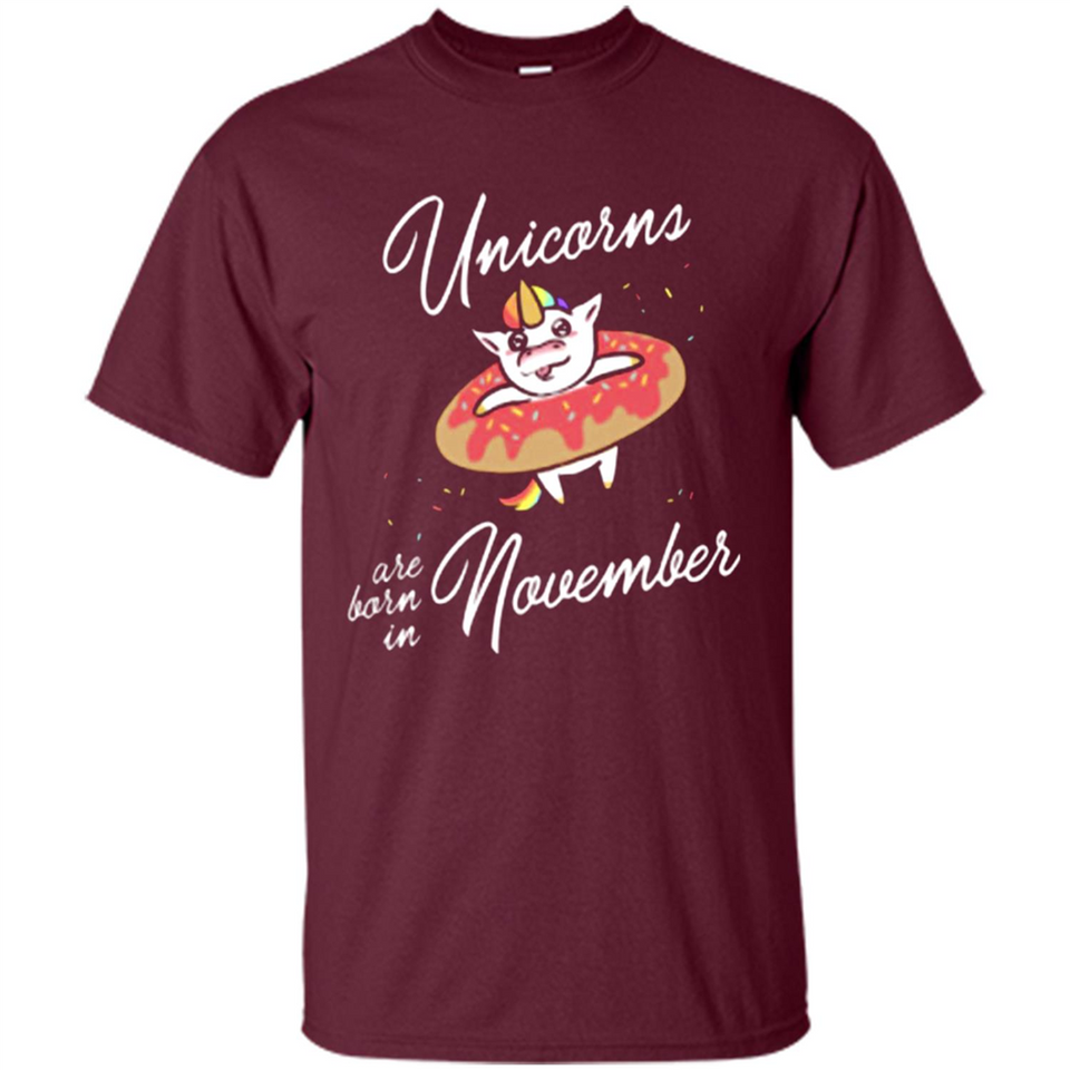 Unicorns Born In November Birthday