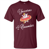 Unicorns Born In November Birthday