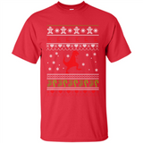 Dinosaur and Santa Ugly Christmas Sweater - Shirt