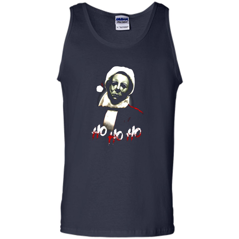 Santa Michael Myers Ho Ho Ho Merry Christmas Sweatshirt - Tank Top