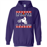 Motocross oh what fun it is to ride Christmas sweater PINGPONG