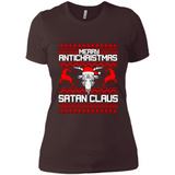 Merry Antichristmas Satan Claus Sweatshirt PINGPONG