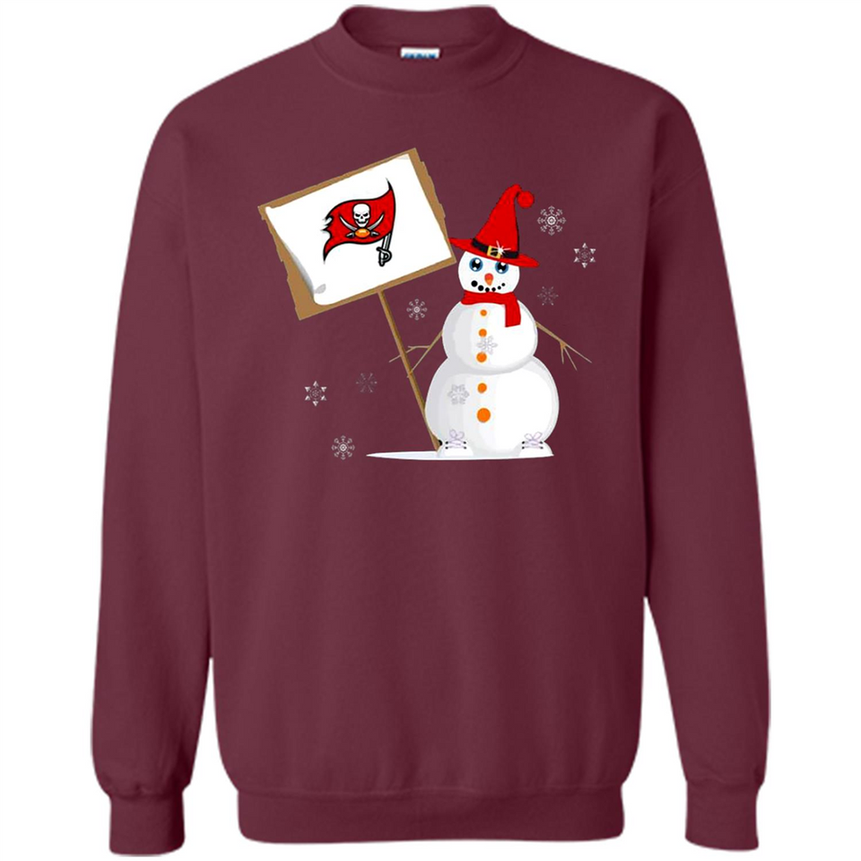 Tampa Bay Buccaneers Snowman Funny
