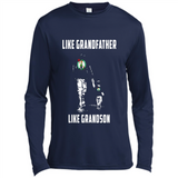 Boston Celtics Like GrandFather Like GrandSon - Canvas Long Sleeve T-Shirt