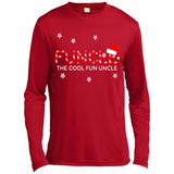 Mens Christmas Funcle The Cool Fun Uncle Definition Xmas - Canvas Long Sleeve T-Shirt