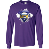Denver Nuggets And Superman Fans - Long Sleeve T-Shirt