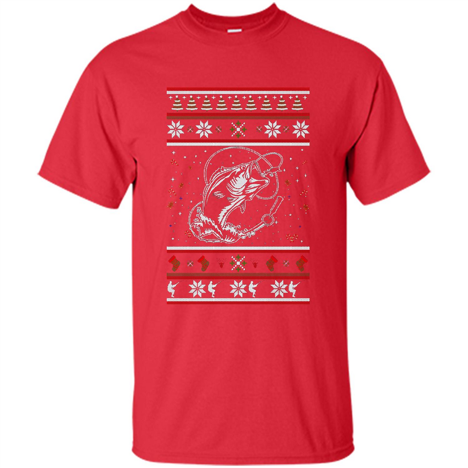 Christmas Ugly Sweater Fishing Ugly Christmas Sweater - Shirt