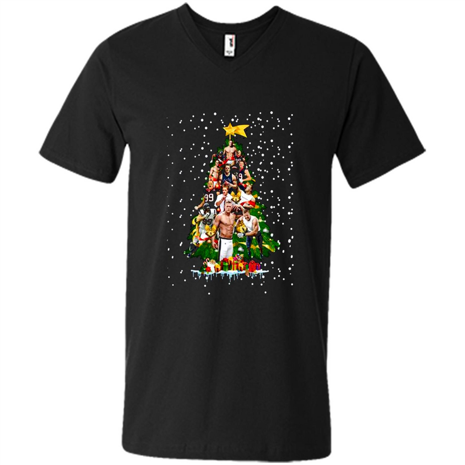 J.J. Watt Christmas Tree ugly sweater PINGPONG