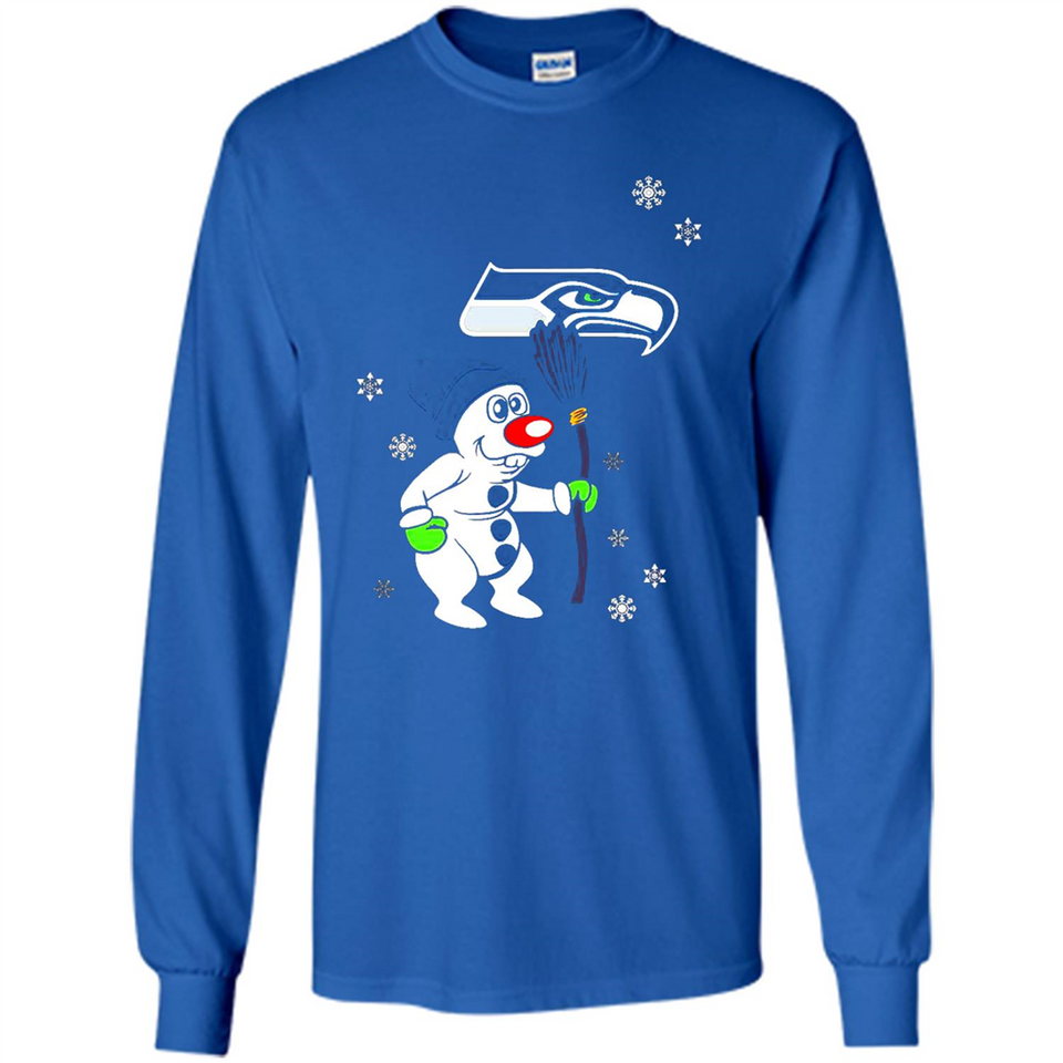 Seattle Seahawks Snowman