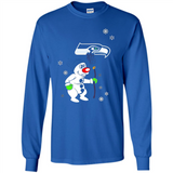 Seattle Seahawks Snowman