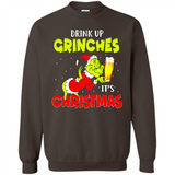 Drink Up Grinches it_s Christmas - Merry Xmas Sweatshirt - Sweatshirt