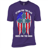 Dallas Stars - stand for the flag kneel for the cross