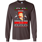 Nigel Thornberry Smashing through the snow Christmas sweatshirt PINGPONG