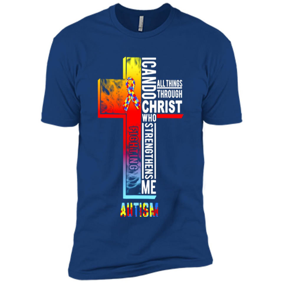 I can do all things through christ who strengthens me fighting Aut sm Jesus