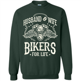 Husband & Wife Biker For Life Couple