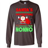Santa's Promoting Me To Nonno - Long Sleeve T-Shirt
