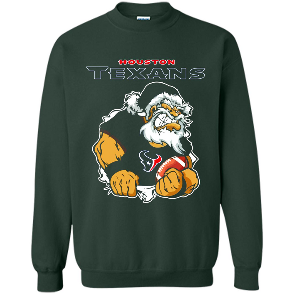 Grumpy Santa Claus Houston Texans Football Team PINGPONG