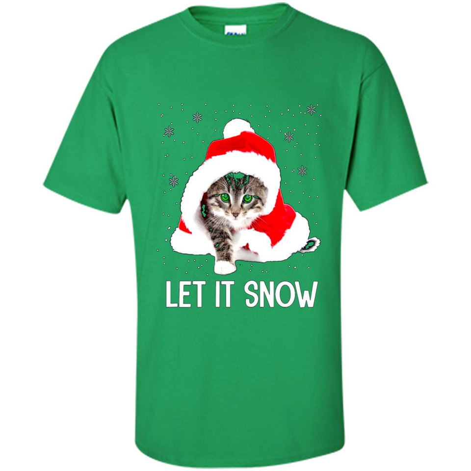 Let It Snow Cat Christmas sweater PINGPONG