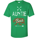 Aunt Shirt Buffalo Plaid Family Camp Bear Tee - Shirt