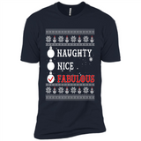 Naughty Nice Fabulous - Premium Short Sleeve T-Shirt