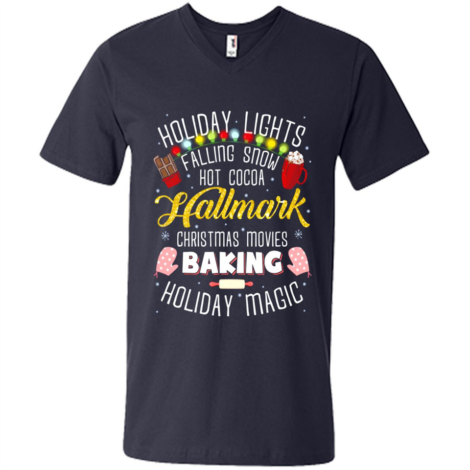 Holiday Lights Falling Snow Hot Cocoa Hallmark Christmas movie