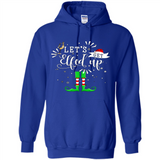 Let's Get Elfed Up Funny Drinking Wine Christmas Elf PINGPONG