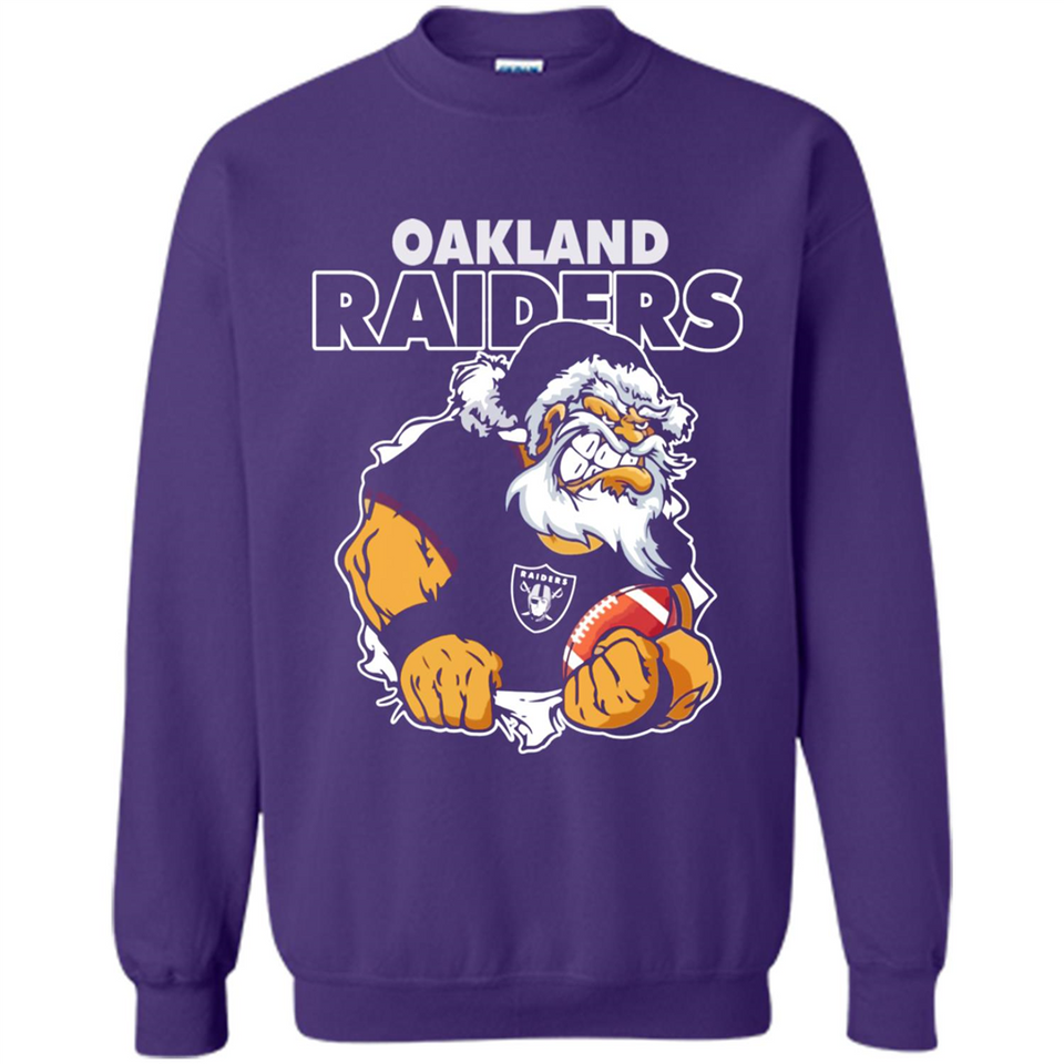 Grumpy Santa Claus Oakland Raiders Football Team PINGPONG