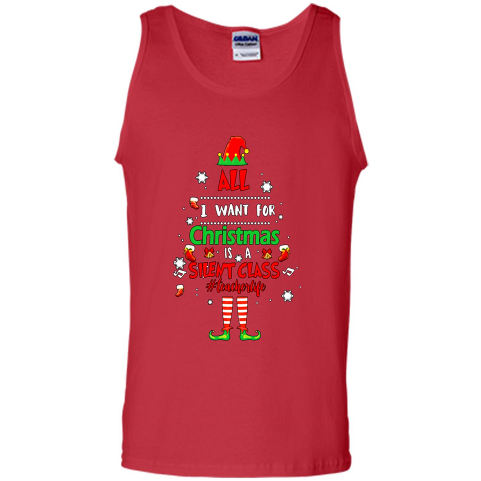 Teacher Sweashirt - All I Want For Christmas is Silent Class