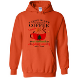 I Just Want To Drink Coffee And Watch Hallmark Christmas Movies All Day MERCHCUTE - Hoodie