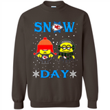 Snow Day Shirt For Kansas City Chiefs Vs Minion Fans Cotton pingpong