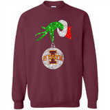 Amazing Iowa State Cyclones Glitter Grinch Monogram Ornament Christmas Gift - Sweatshirt