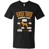 Border Terrier Barking Logic - Men's V-Neck