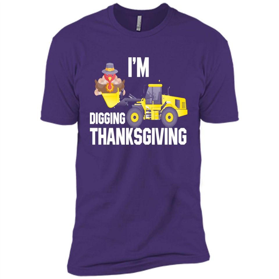 I'm Digging Thanksgiving Cute Turkey Tractor