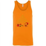 Snoopy Merry Christmas with Christmas tree T-Shirt - Canvas Unisex Tank