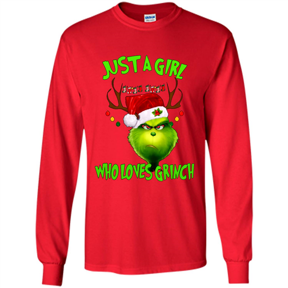 Just a Girl Who Loves Grinch Christmas PING PONG