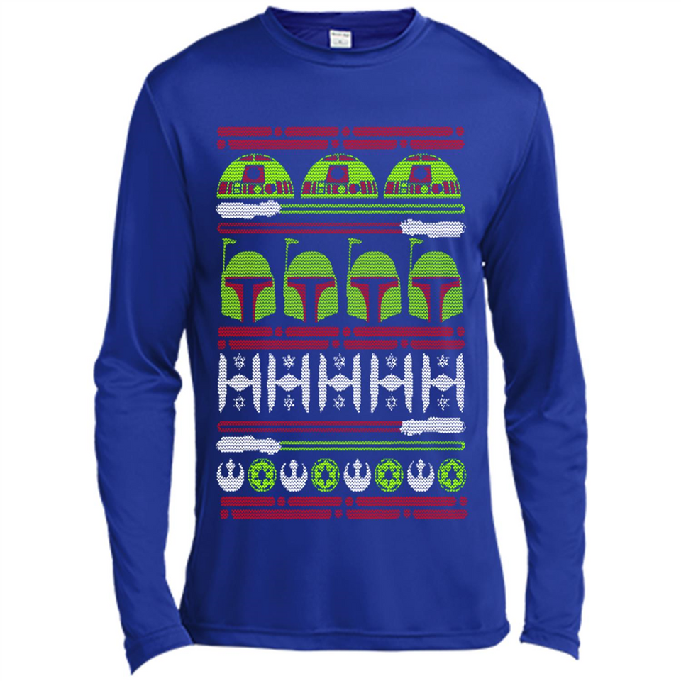 Star Wars - Boba Fett Christmas - Canvas Long Sleeve T-Shirt