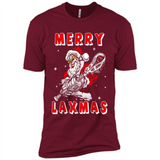 Lacrosse Merry Laxmas Santa - Premium Short Sleeve T-Shirt