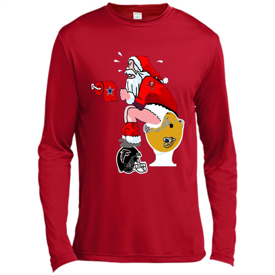 Tampa Bay Buccaneers Santa Claus Toilet