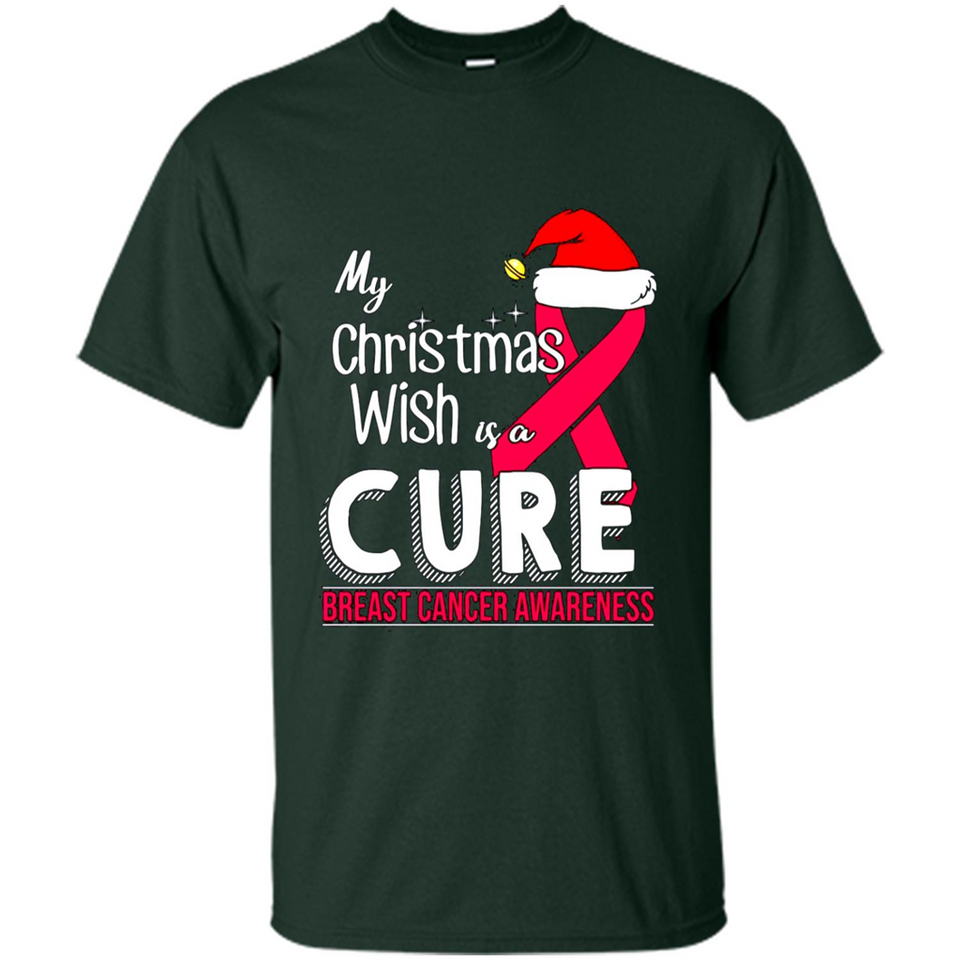 My Christmas Wish Is A Cure Breast Cancer Awareness sweater PINGPONG