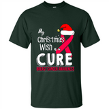 My Christmas Wish Is A Cure Breast Cancer Awareness sweater PINGPONG