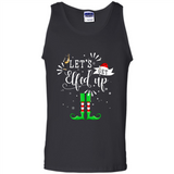 Let's Get Elfed Up Funny Drinking Wine Christmas Elf PINGPONG