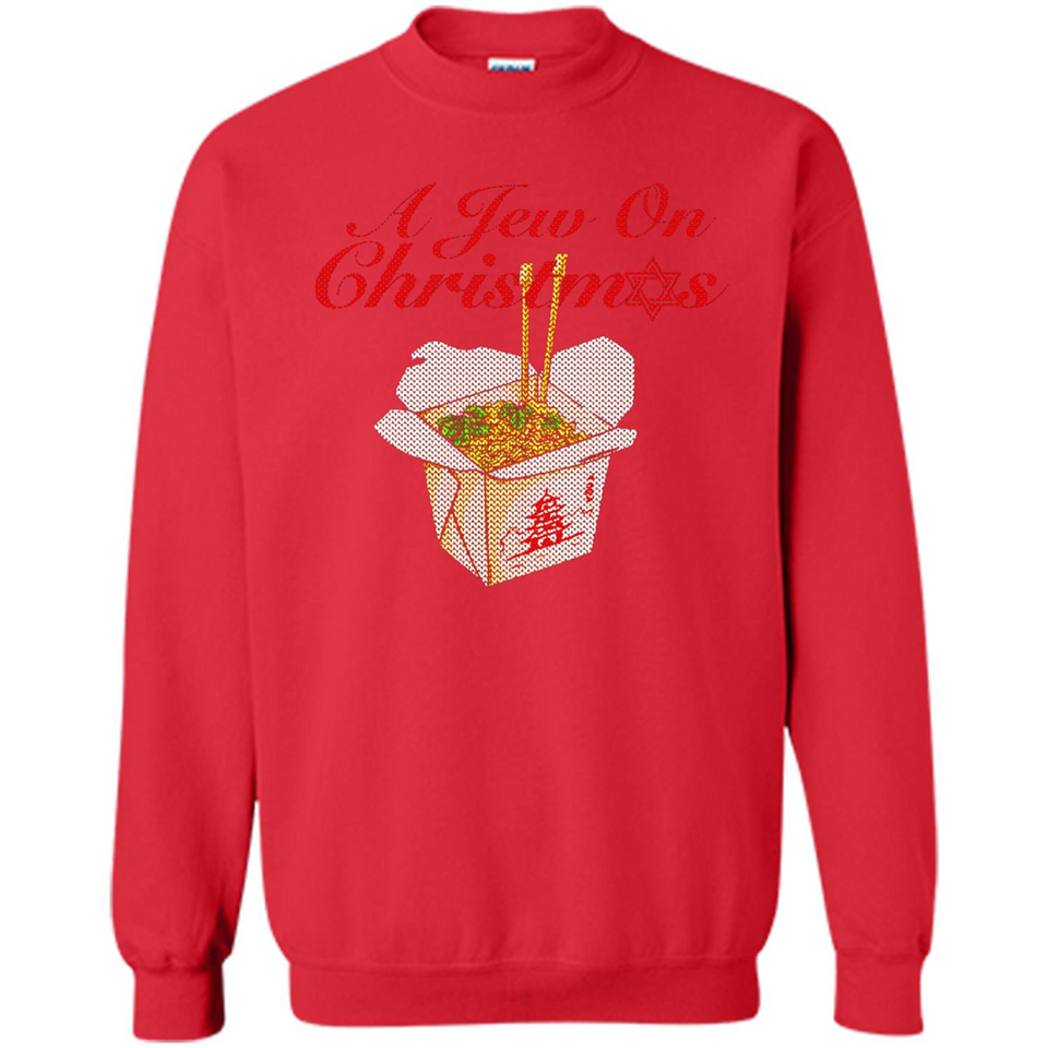 Christmas Ugly Sweater A Jew On Christmas - Sweatshirt