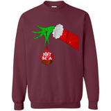 GRINCH HAND HOLDING CHRISTMAS ORNAMENT - DON'T BE A GRINCH PINGPONG