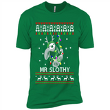 Mr Slothy Christma - Premium Short Sleeve T-Shirt