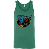 Dancing Funny Guitar Vintage Metal Rock Band Shirt PINGPONG - Canvas Unisex Tank