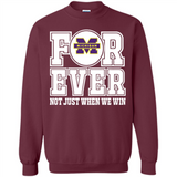 Michigan Wolverines Forever For ever not just when we win - Sweatshirt