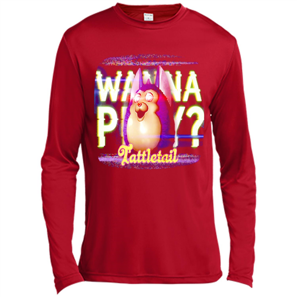 Wanna Play Tattletail - Canvas Long Sleeve T-Shirt