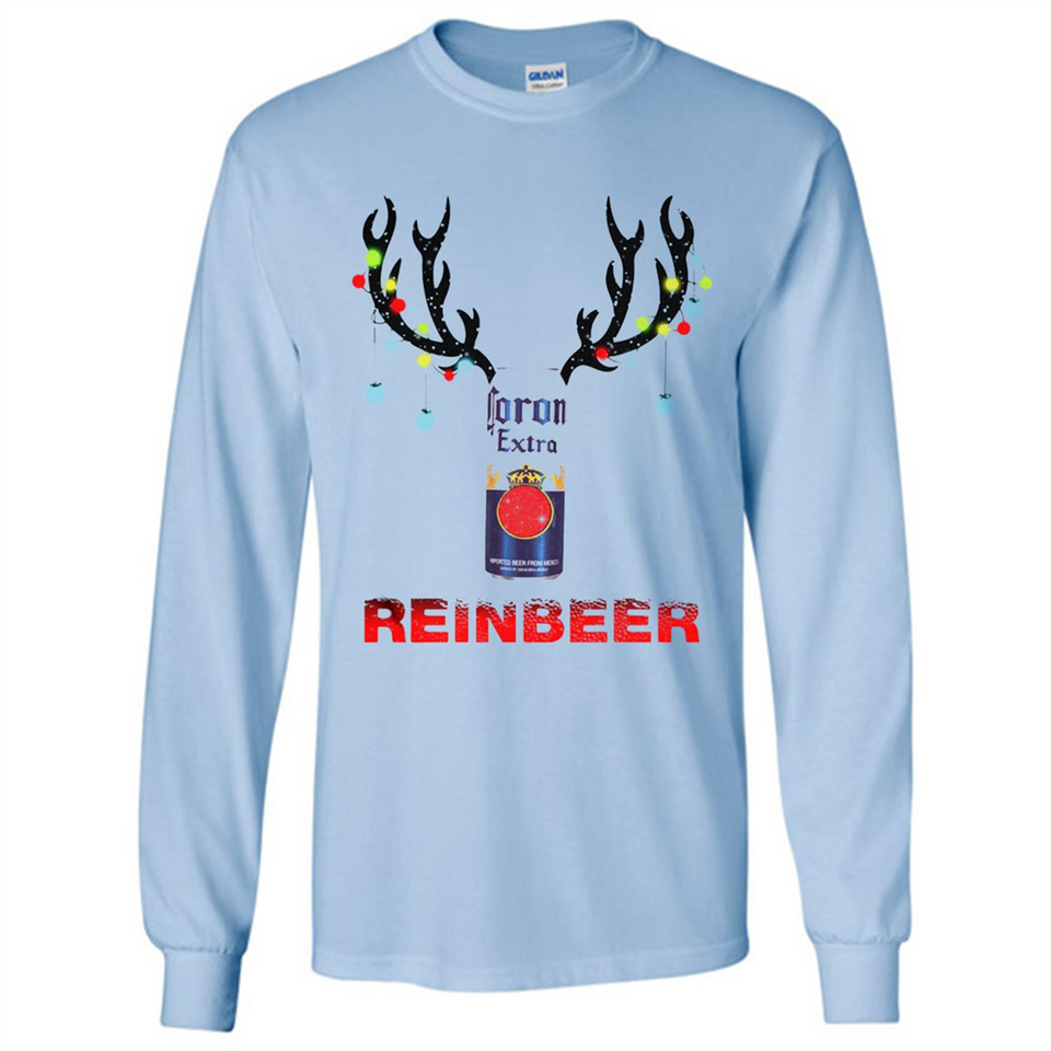 Corona Extra reinbeer Christmas - Long Sleeve T-Shirt