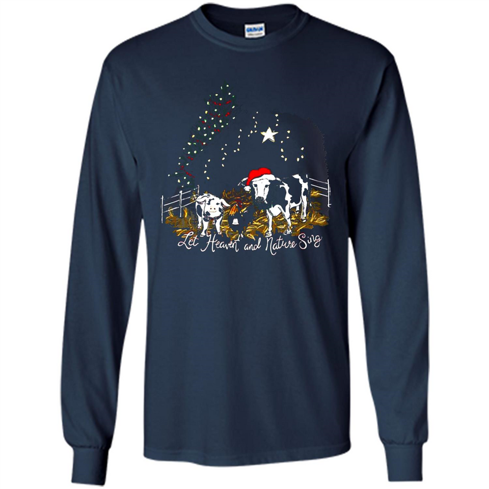Let Heaven And Nature Sing Christmas Sweater PINGPONG - Long Sleeve T-Shirt