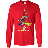 Mustang Tree Christmas Sweatshirt PINGPONG